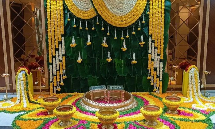 mangala snanam haldi decoration